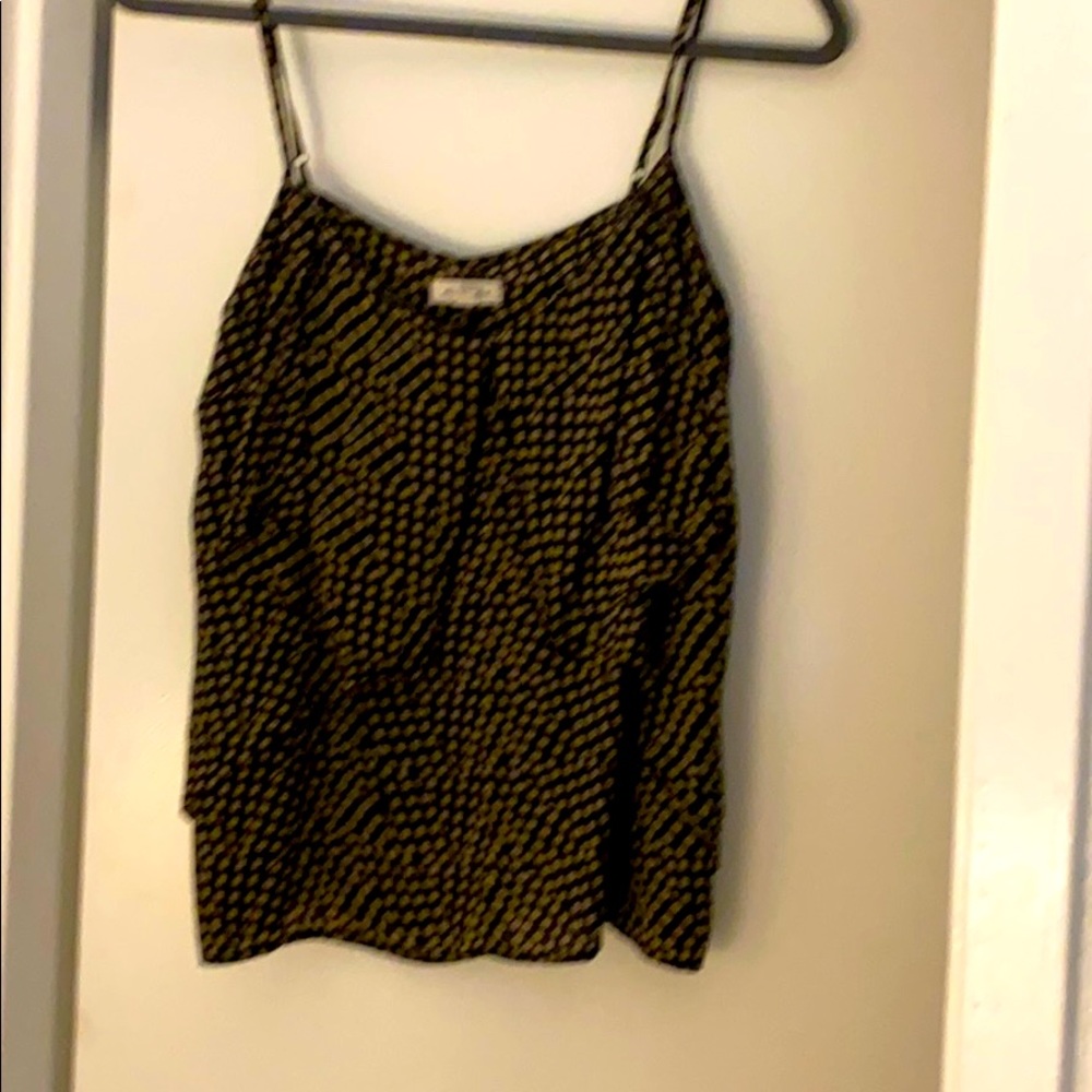 Silver and noise /spagetti strap Pt top